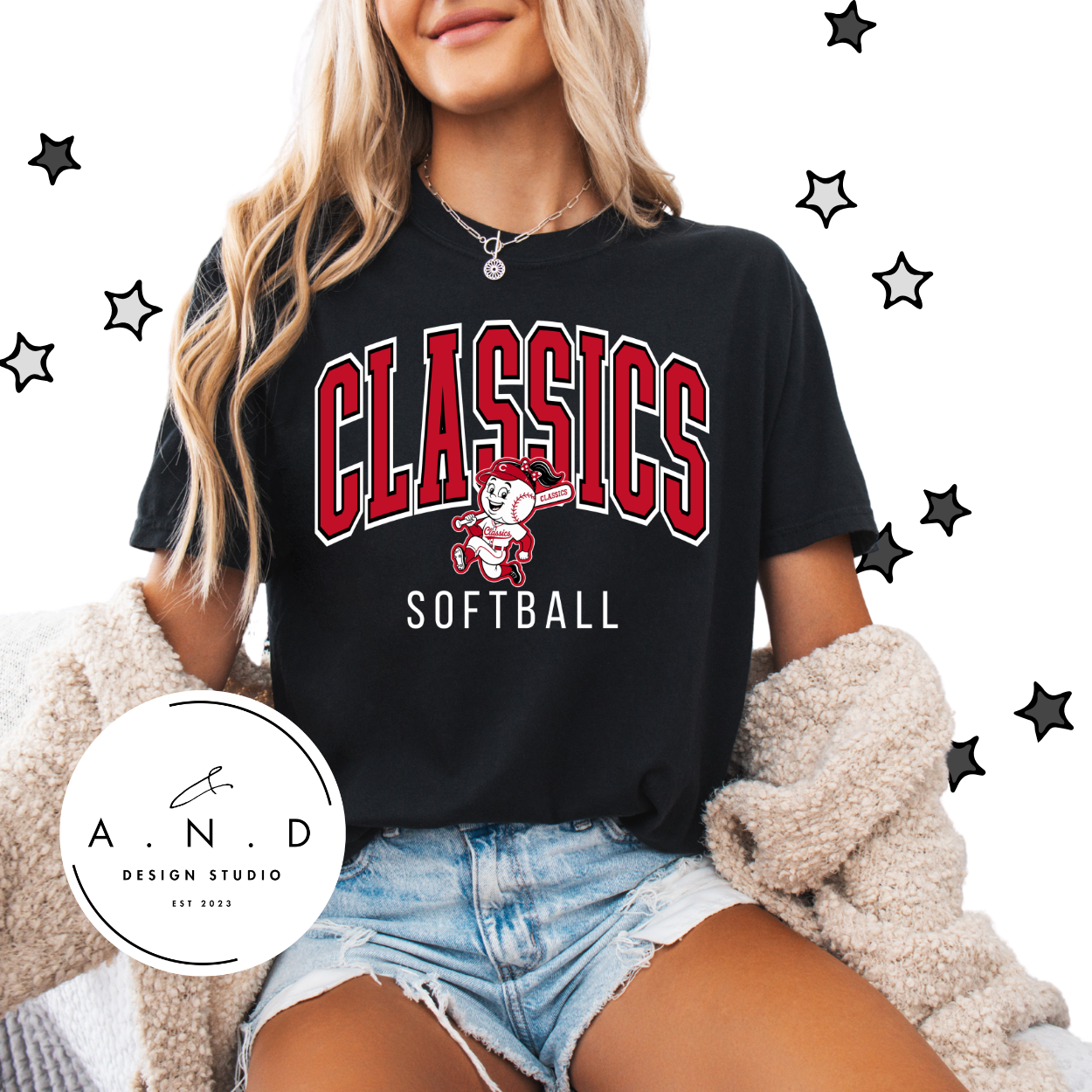 Classics Softball- Stacked