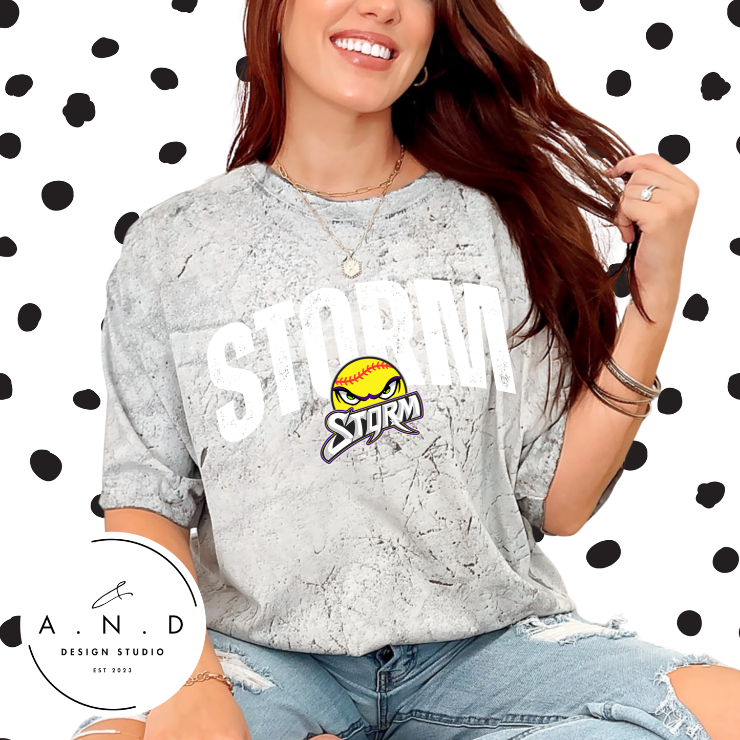 STORM distressed- Softball