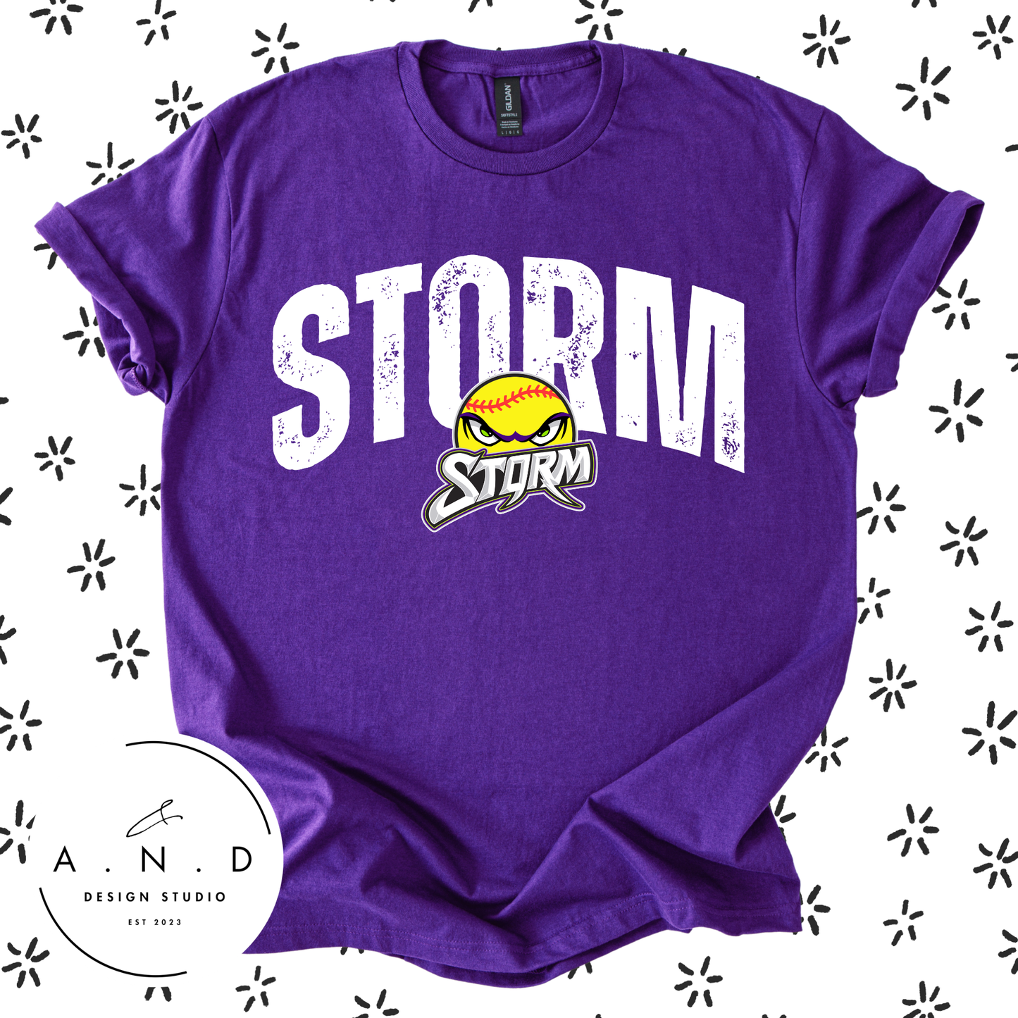 STORM distressed- Softball