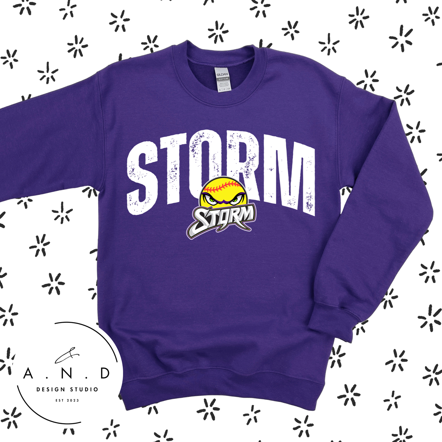 STORM distressed- Softball