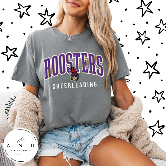 Roosters Cheerleading Stacked