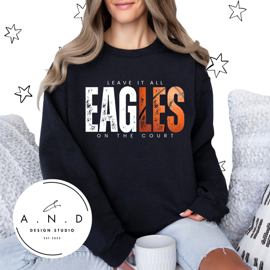 EAGLES LEAVE IT ALL ON THE COURT