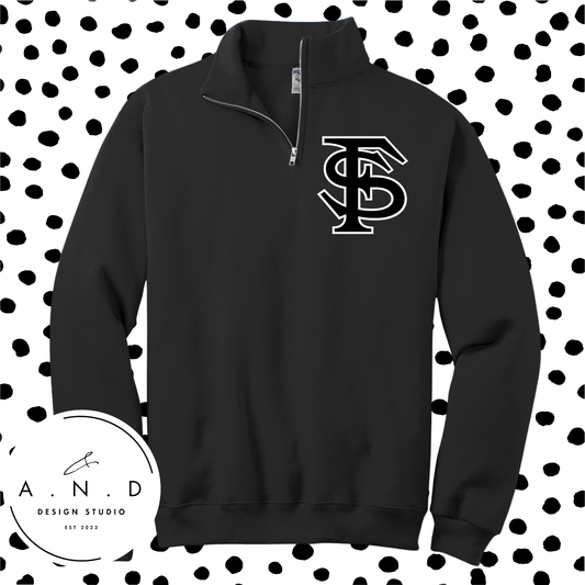 Fighting Squirrels- Fleece Quarter Zip