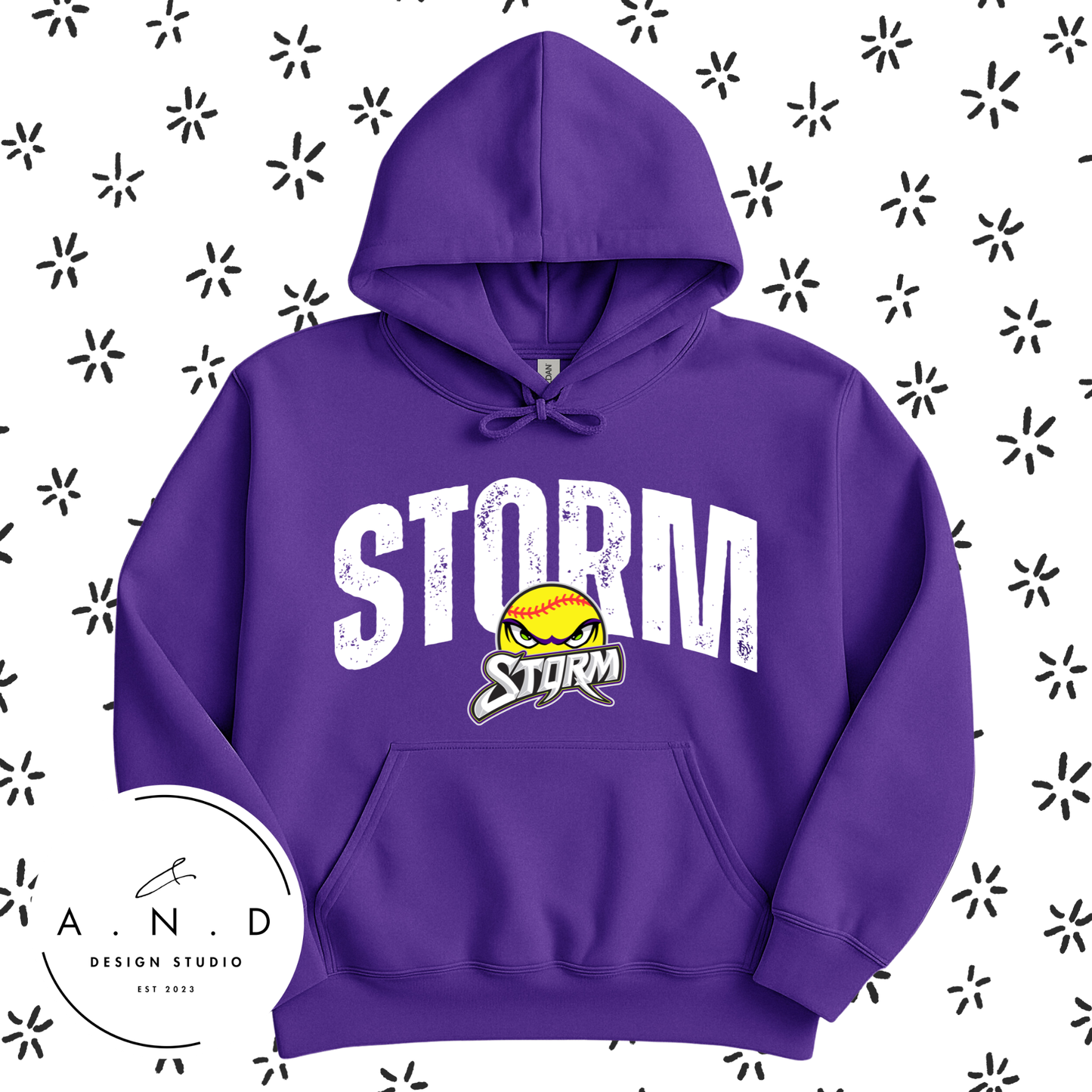 STORM distressed- Softball