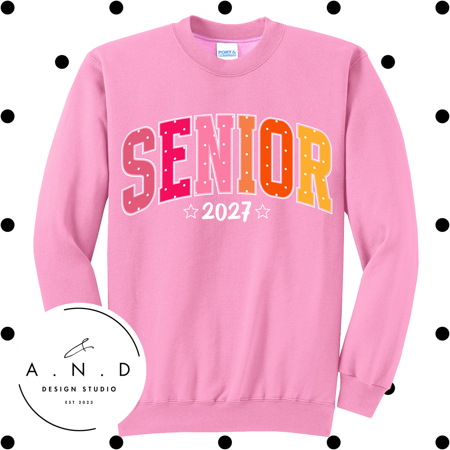 SENIOR 2027 Polka Dots