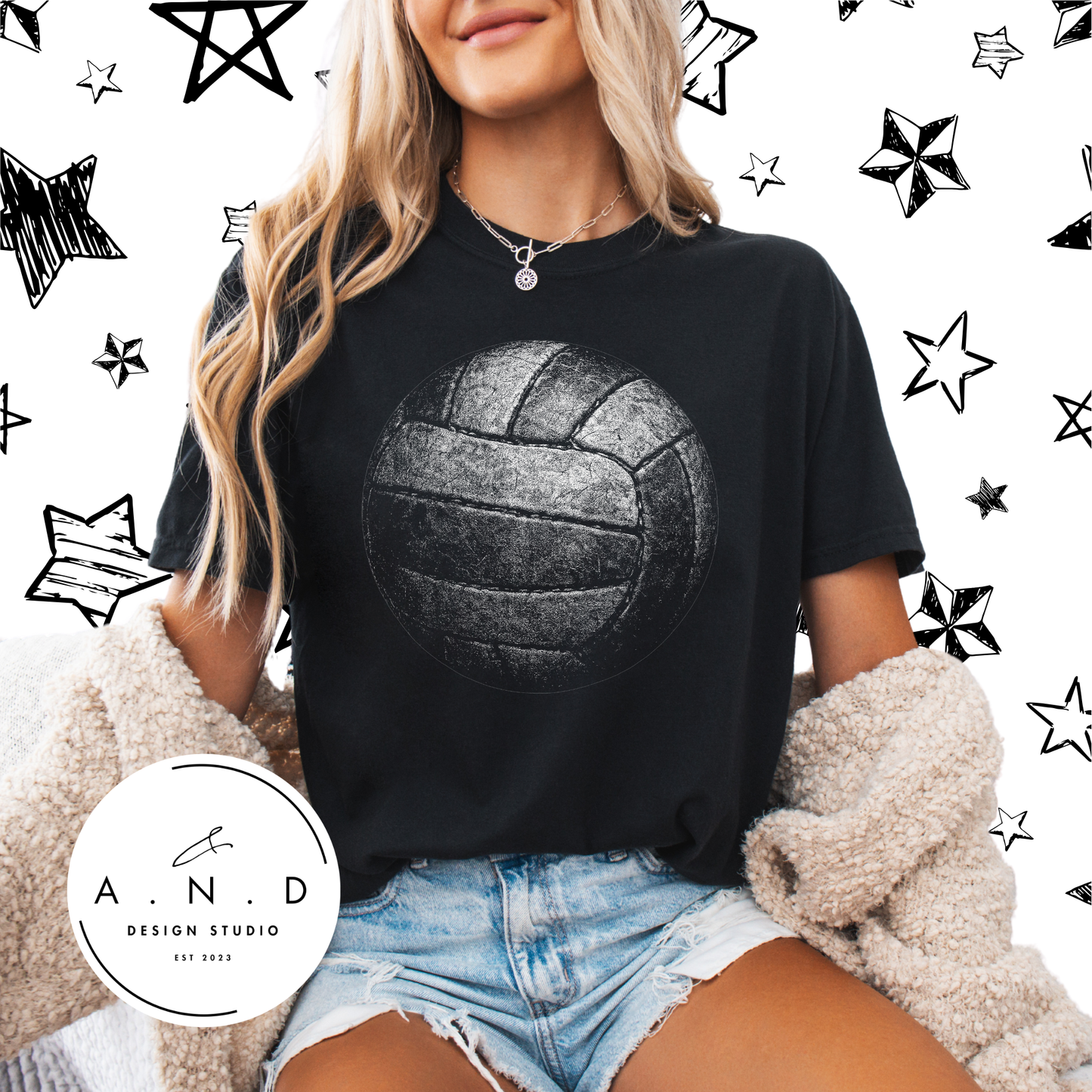 Distressed Volleyball