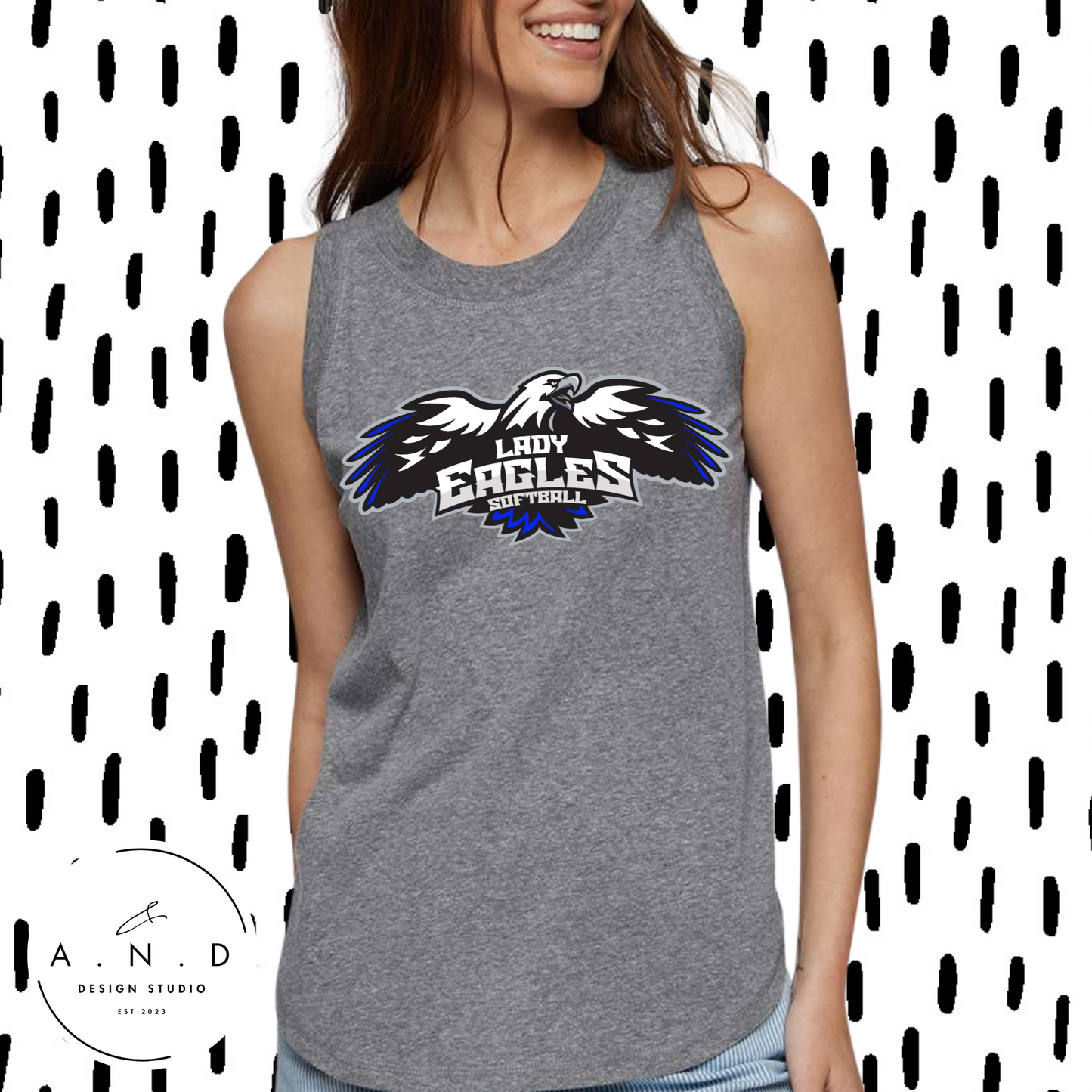 Lady Eagles Logo- Tees & Tanks