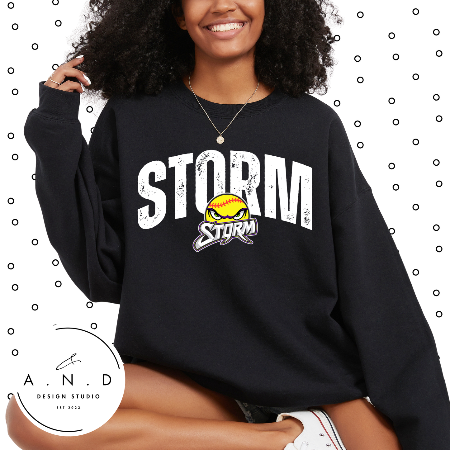 STORM distressed- Softball