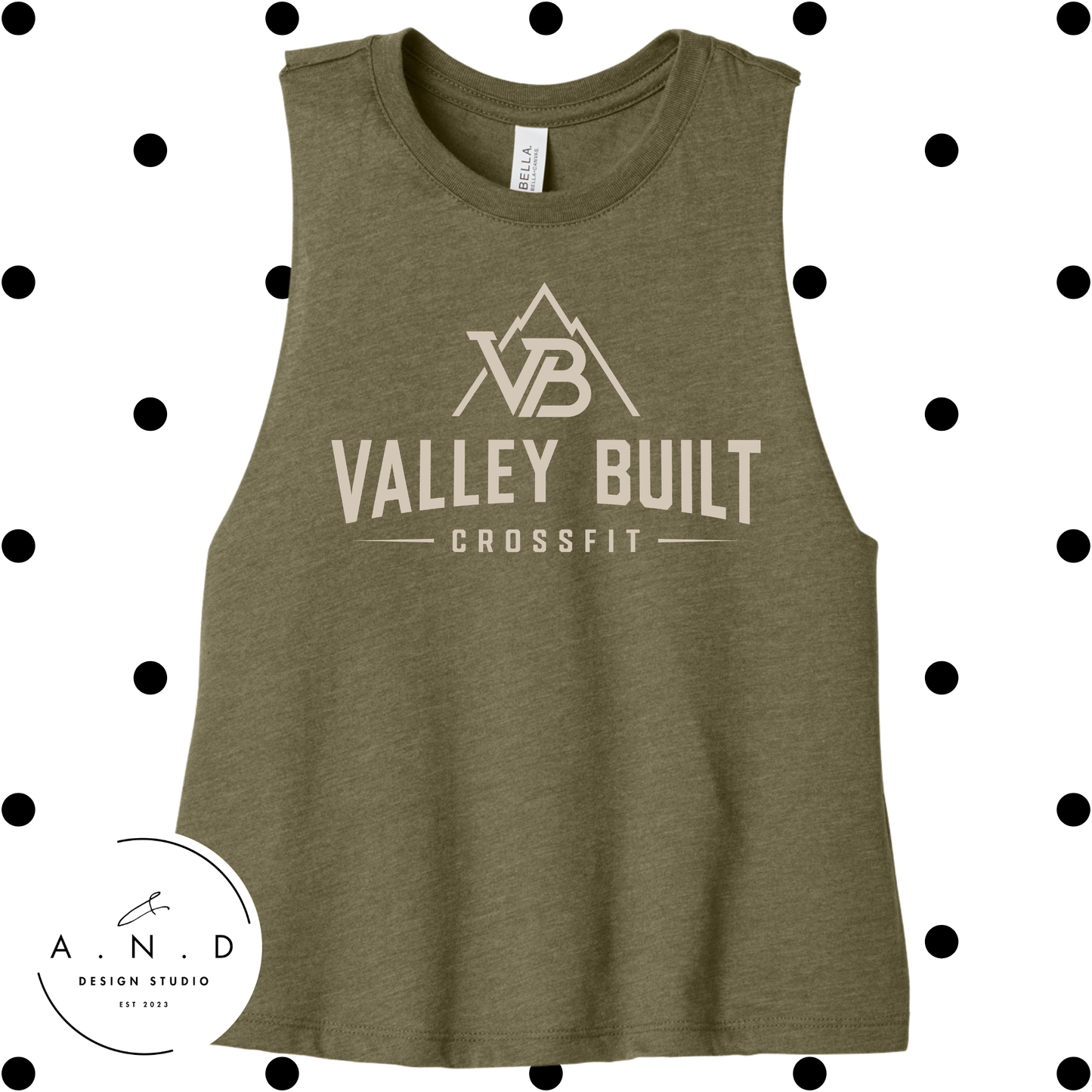 Valley Built- cropped tank top