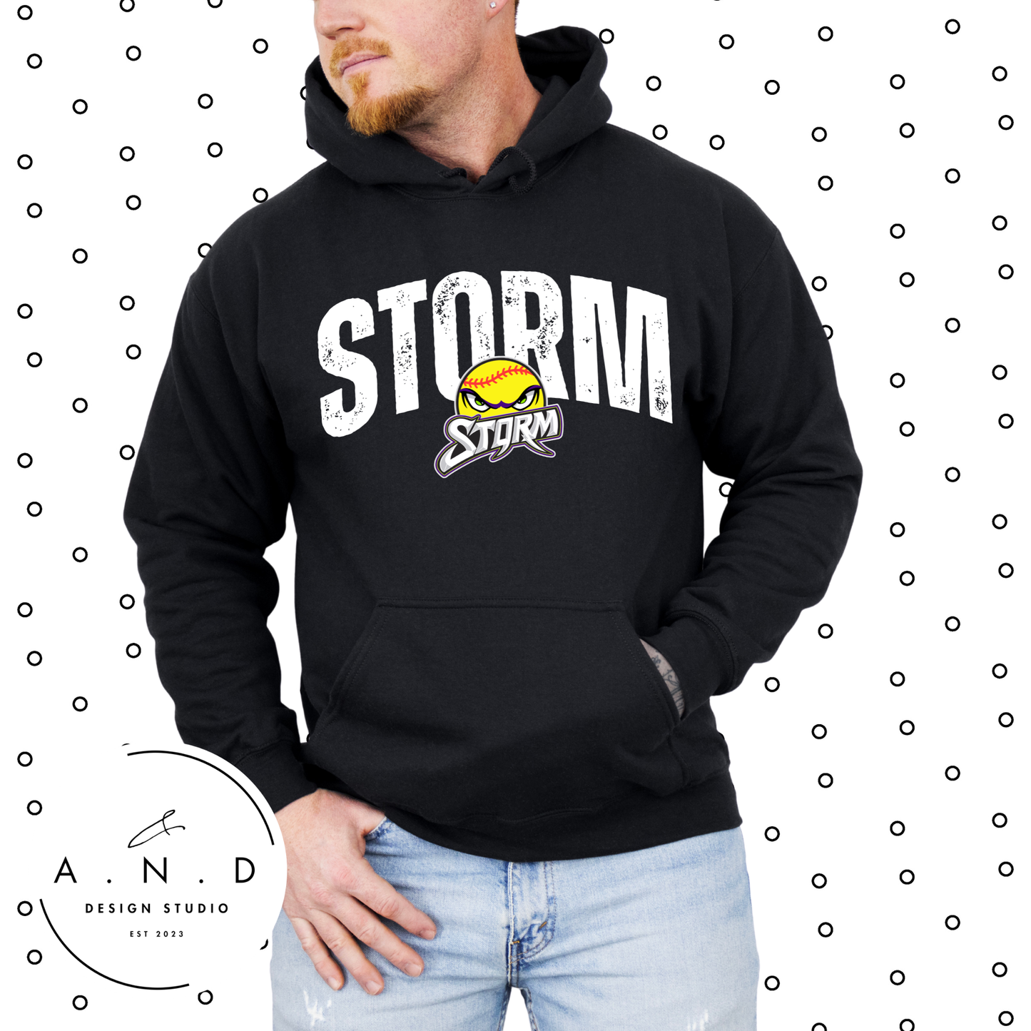 STORM distressed- Softball
