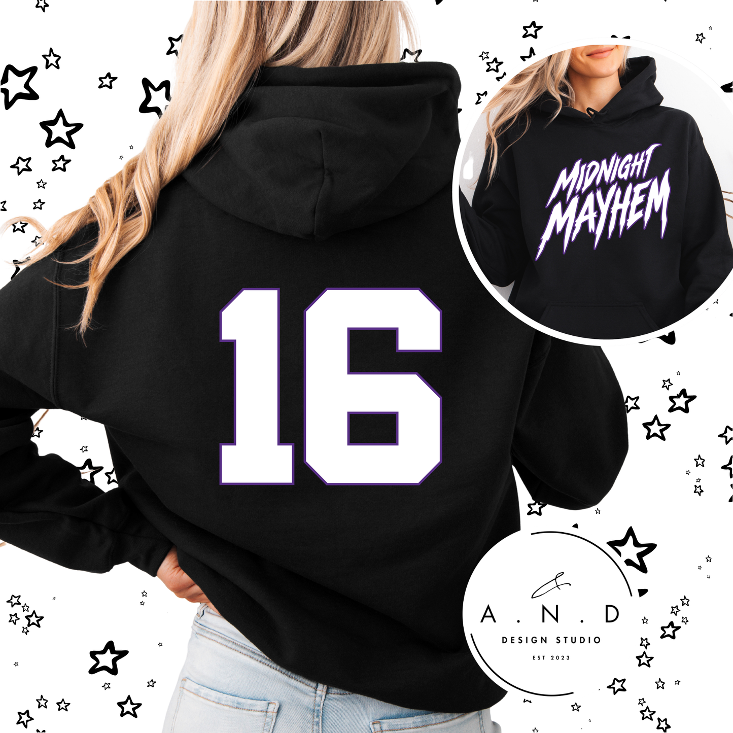 Midnight Mayhem + Custom Number