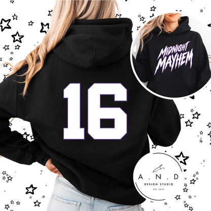 Midnight Mayhem + Custom Number