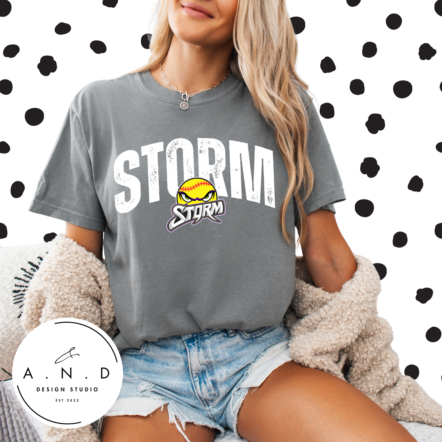 STORM distressed- Softball