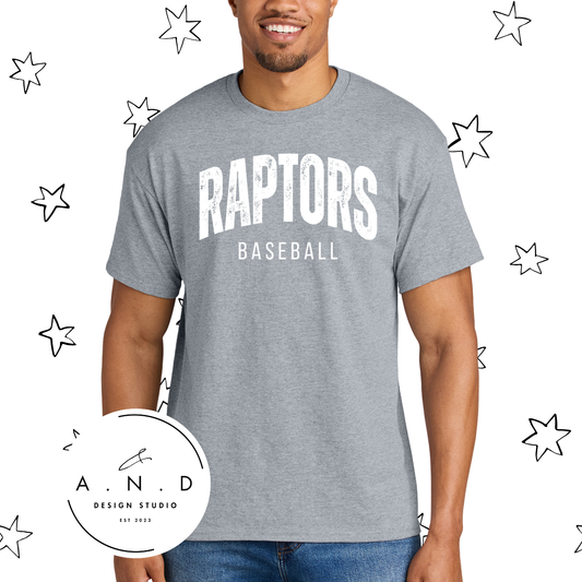 Raptors Baseball- Distressed