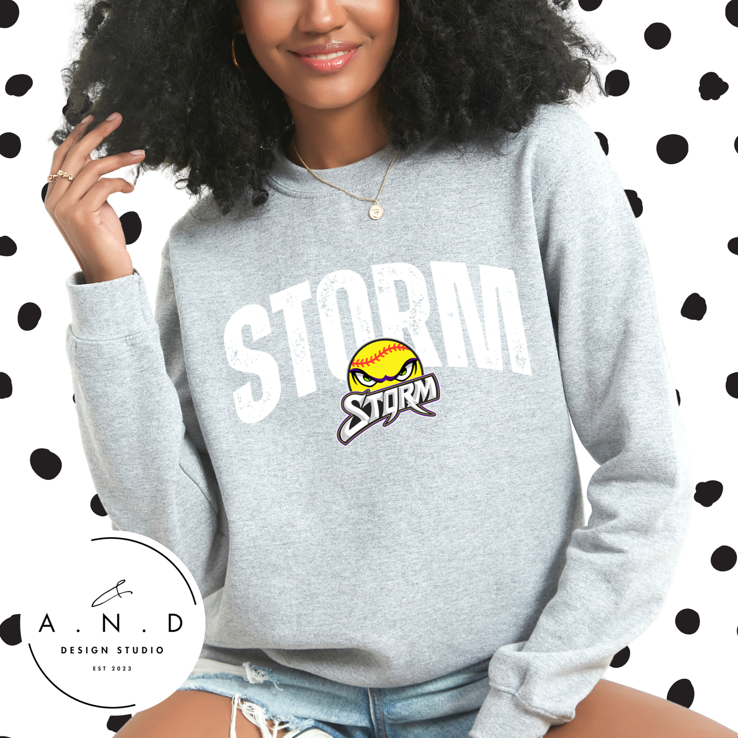 STORM distressed- Softball
