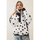 Polka Dot Contrast Pull Over