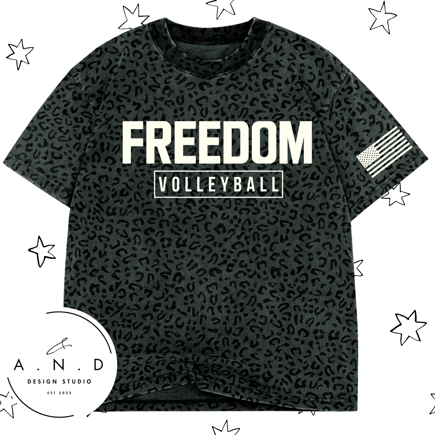 Freedom Vintage Black Leopard