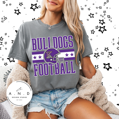 Kearney Bulldogs Football Helmet