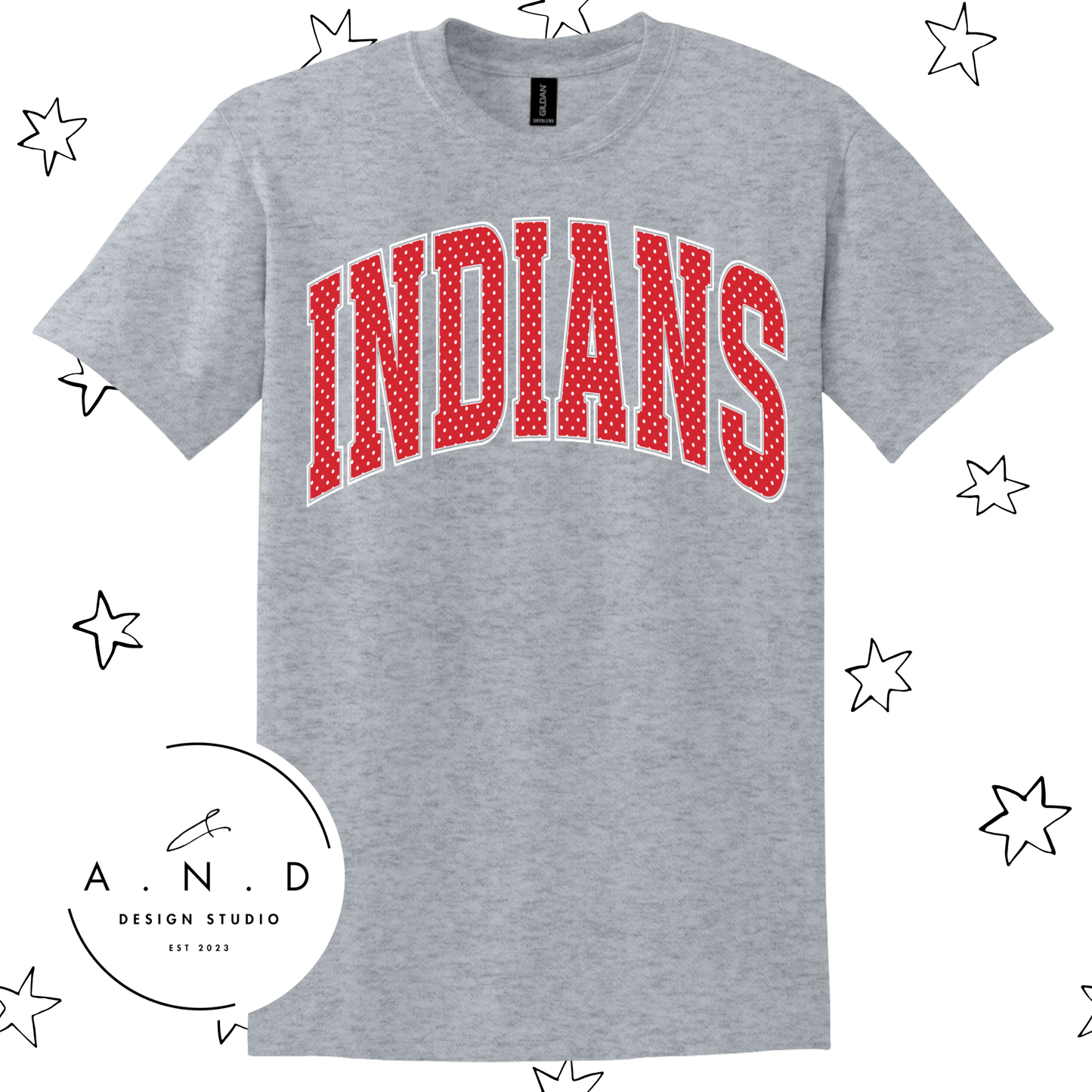 Indians Polka Dot
