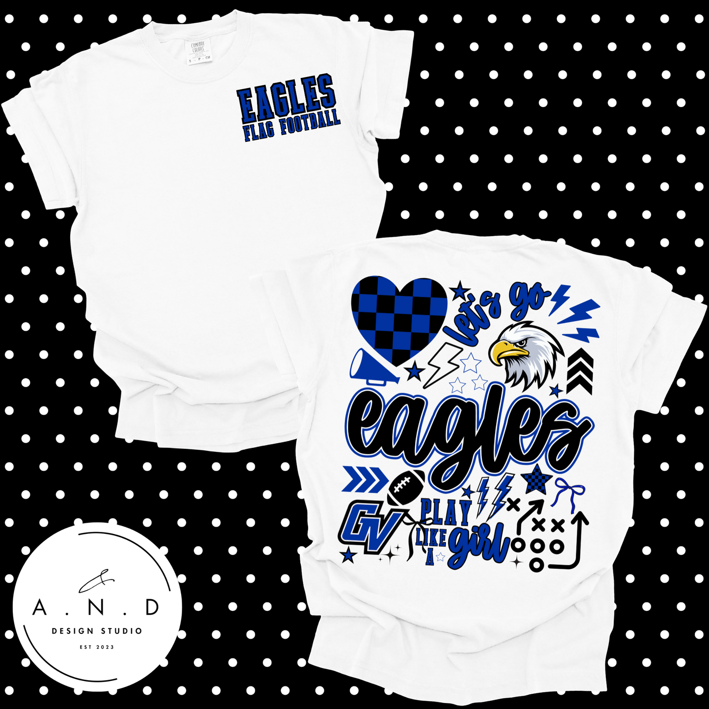 EAGLES DOODLE- Flag Football