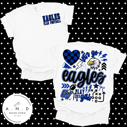 EAGLES DOODLE- Flag Football