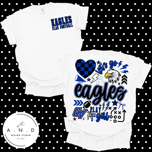 EAGLES DOODLE- Flag Football