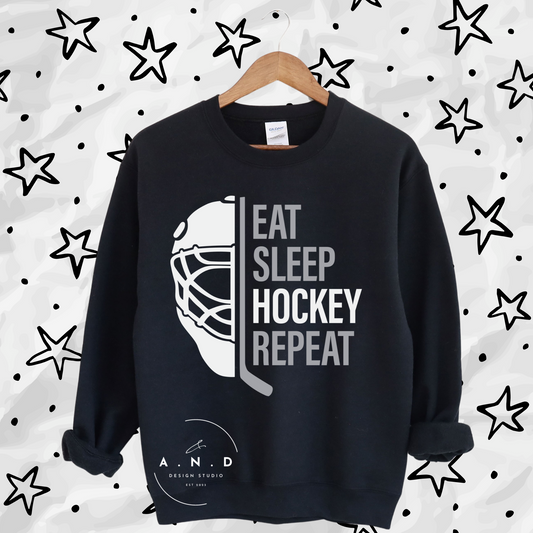Eat Sleep Hockey Repeat