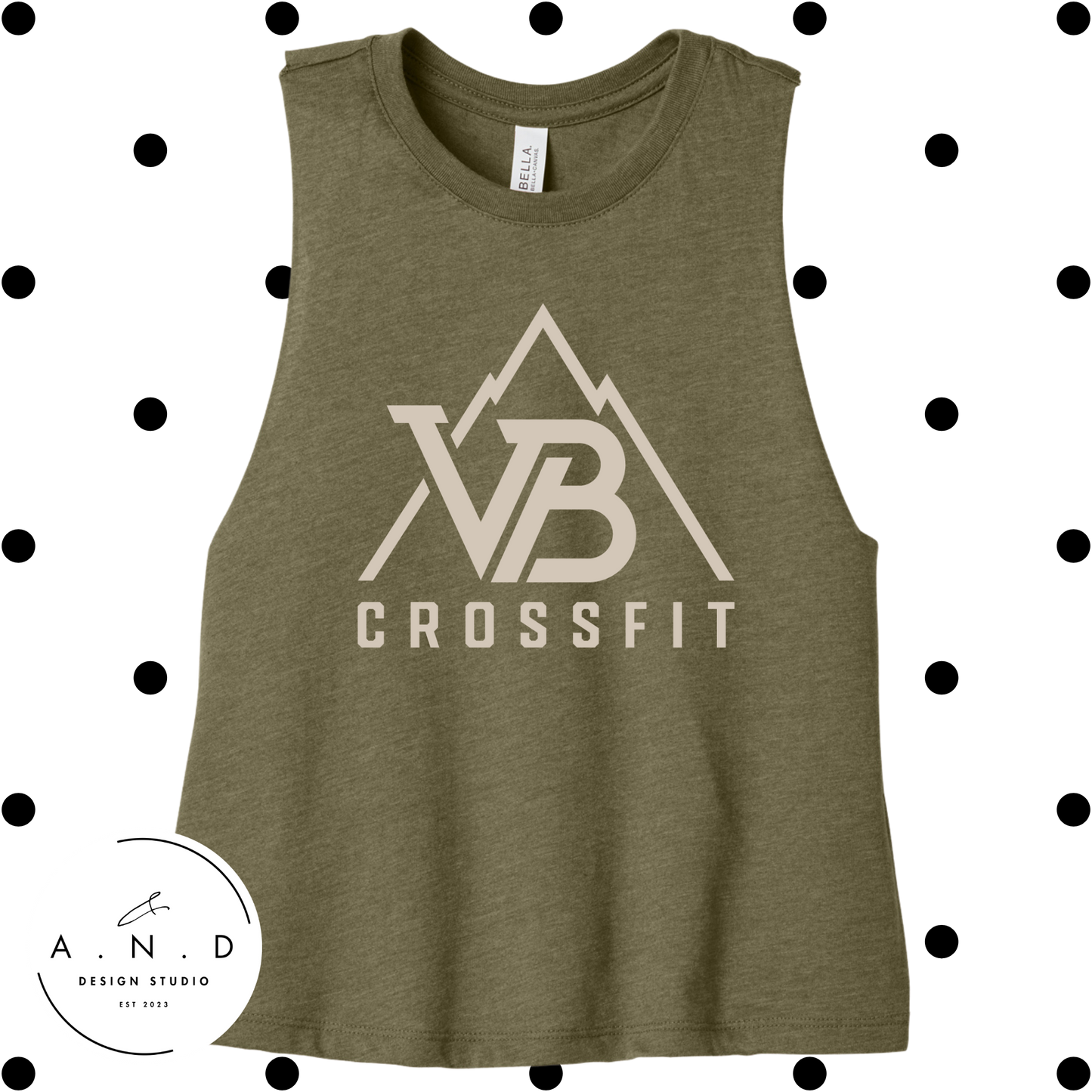 Valley Built- cropped tank top