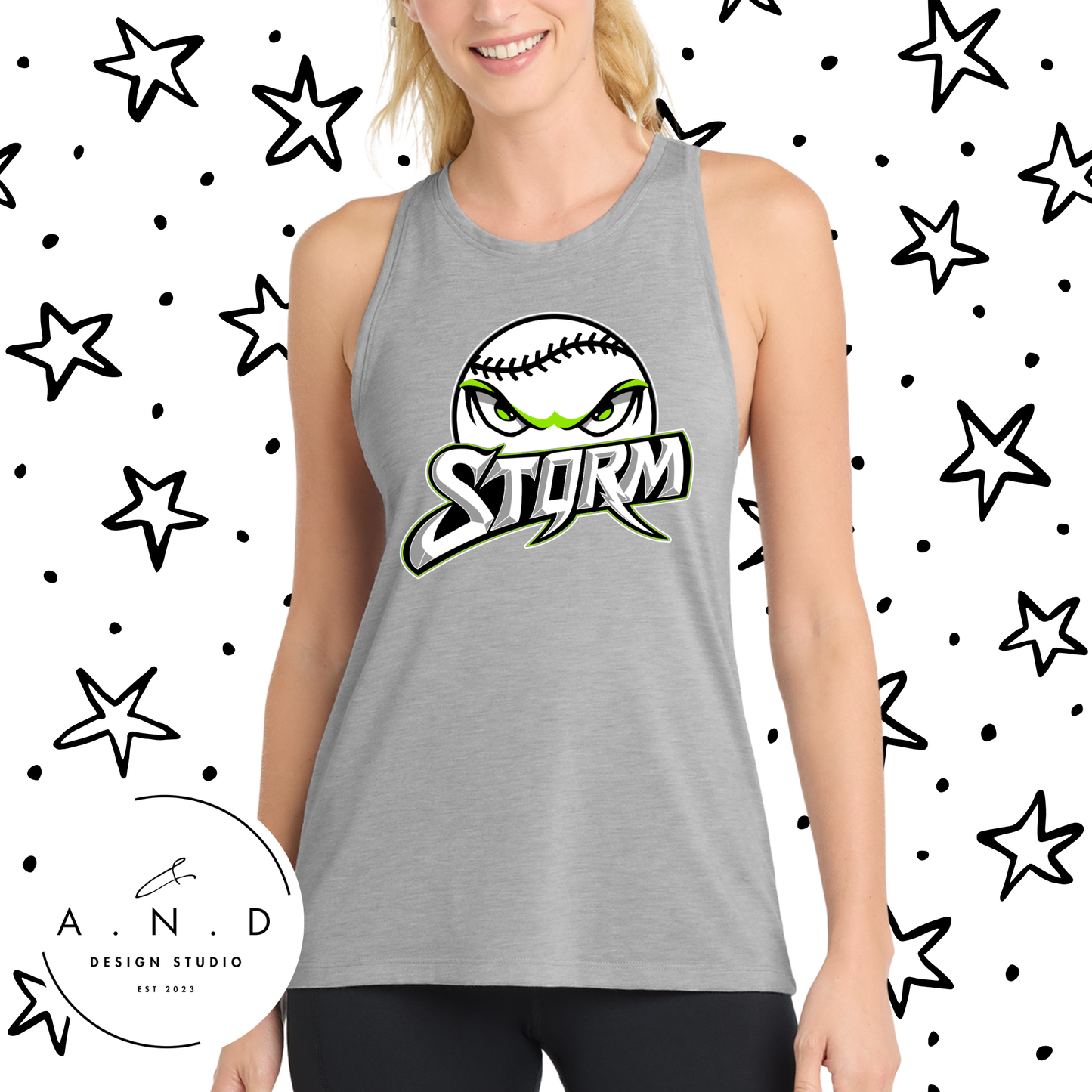 Storm Baseball Tank Tops