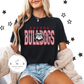 Odessa Bulldogs Stripe Distressed