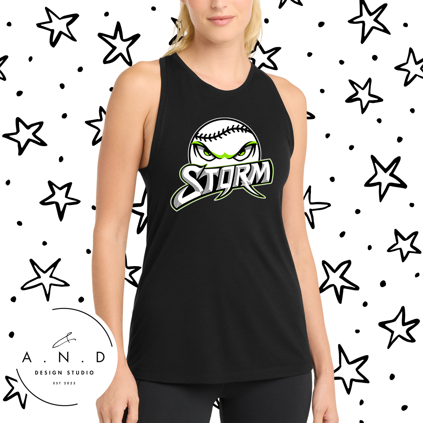 Storm Baseball Tank Tops