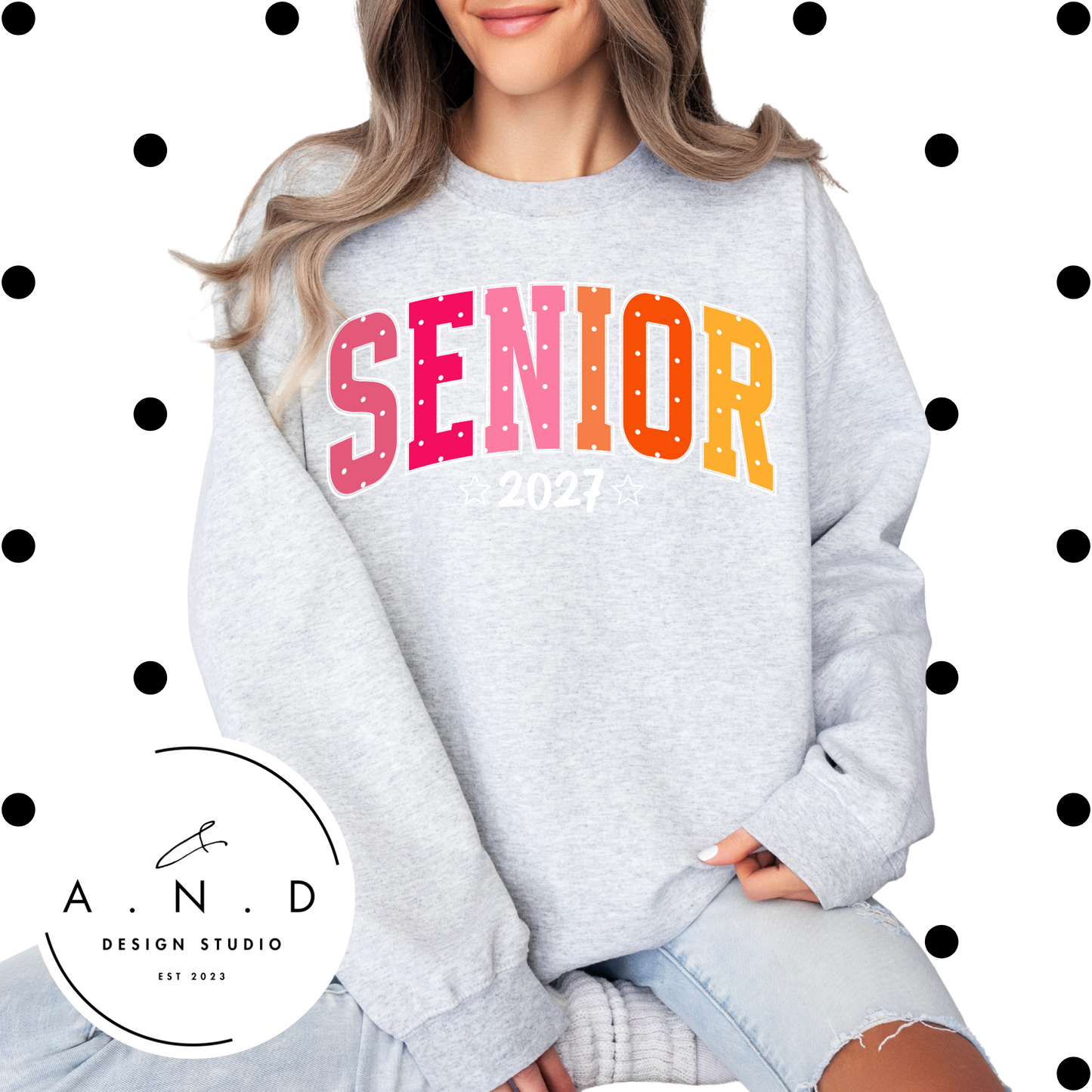SENIOR 2027 Polka Dots
