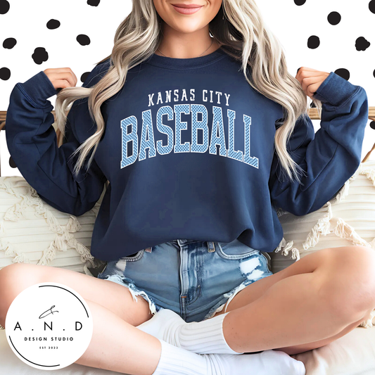 KC Baseball Polka Dot