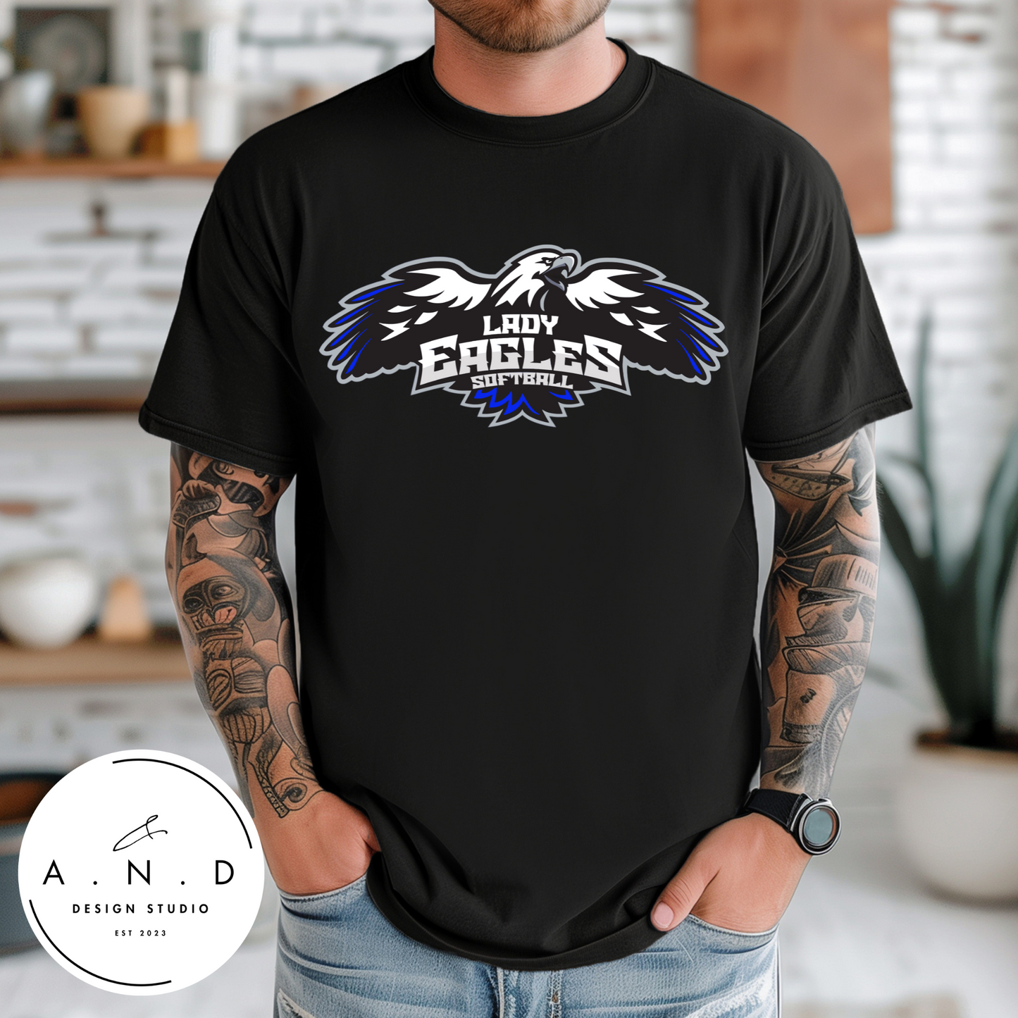 Lady Eagles Logo- Tees & Tanks