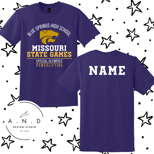 BS Missouri State Games- ATHLETE (NAME ONLY)