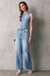 DISTRESSED DAD JEANS