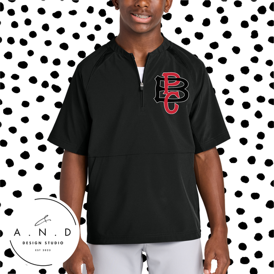 BPC- 1/2 Zip Short Sleeve Jacket