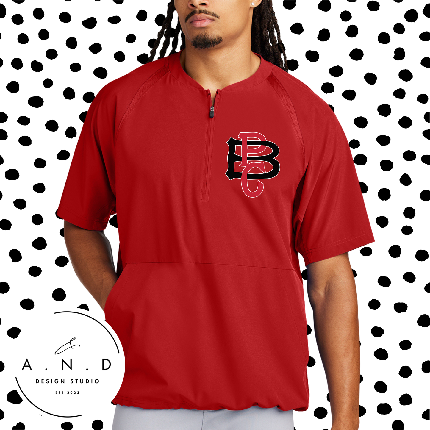 BPC- 1/2 Zip Short Sleeve Jacket