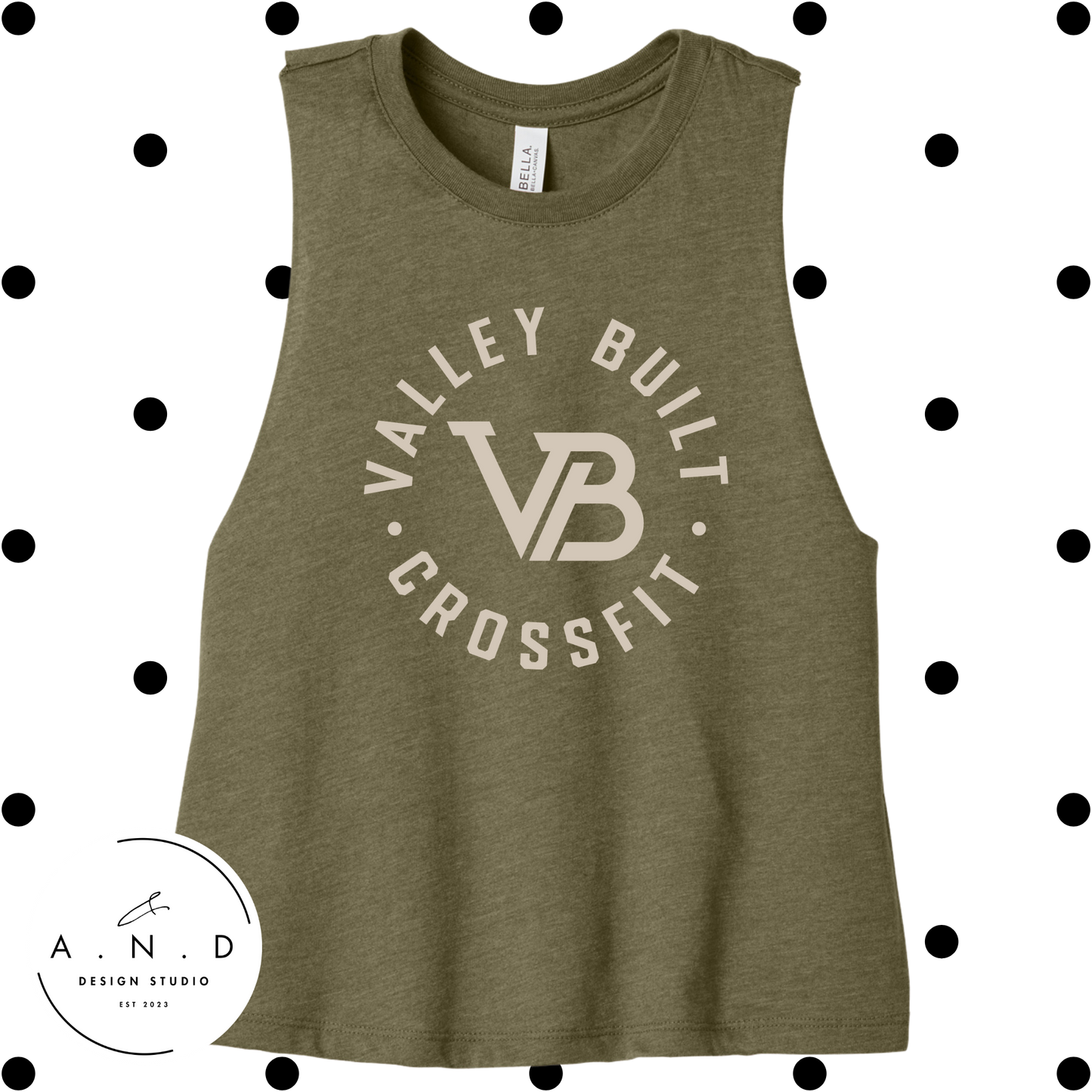 Valley Built- cropped tank top