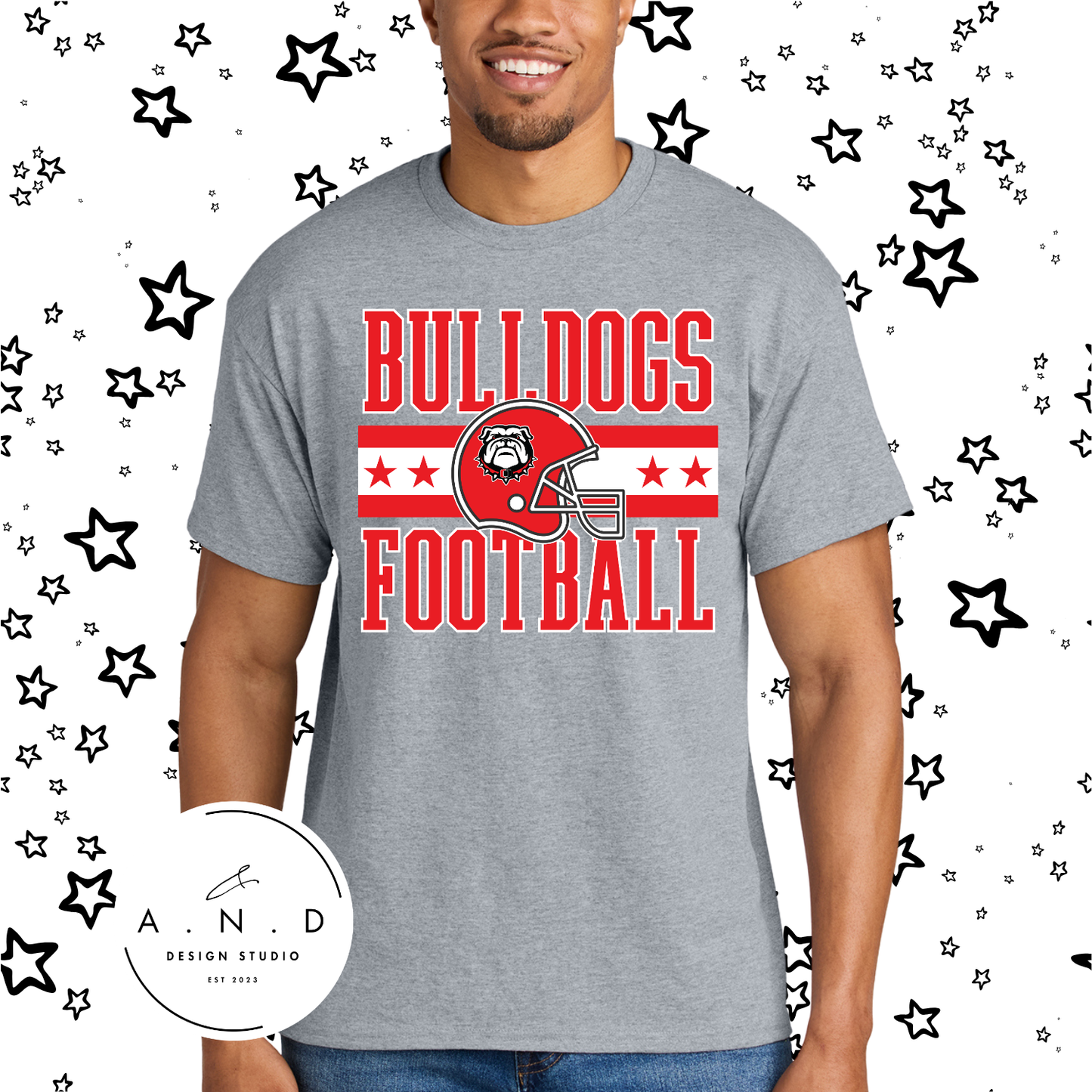 Odessa Bulldogs Football Helmet