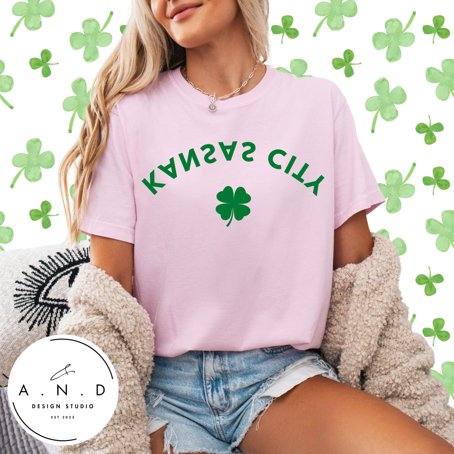 Kansas City Upside Down Shamrock