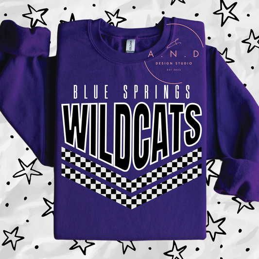 Wildcats Checkered