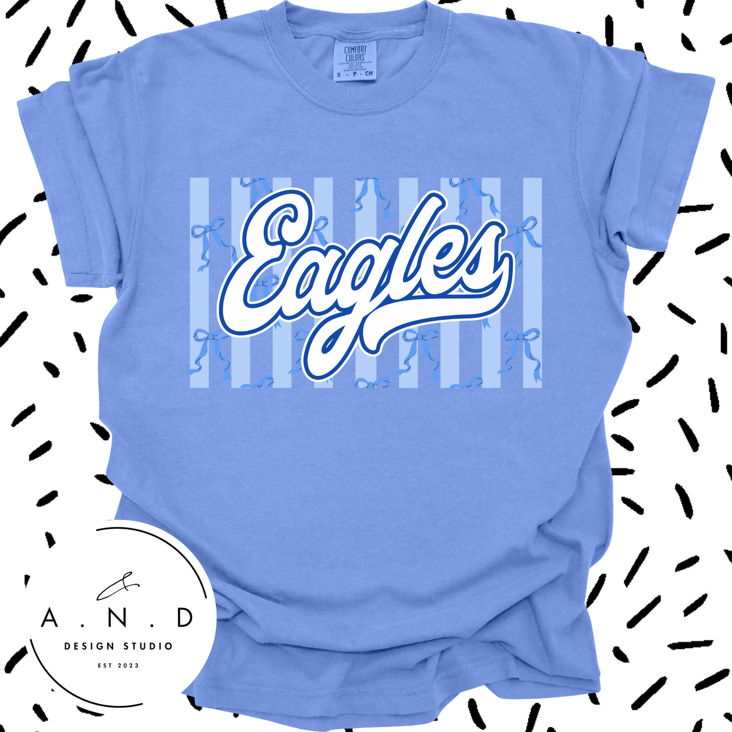 Eagles Script Bows