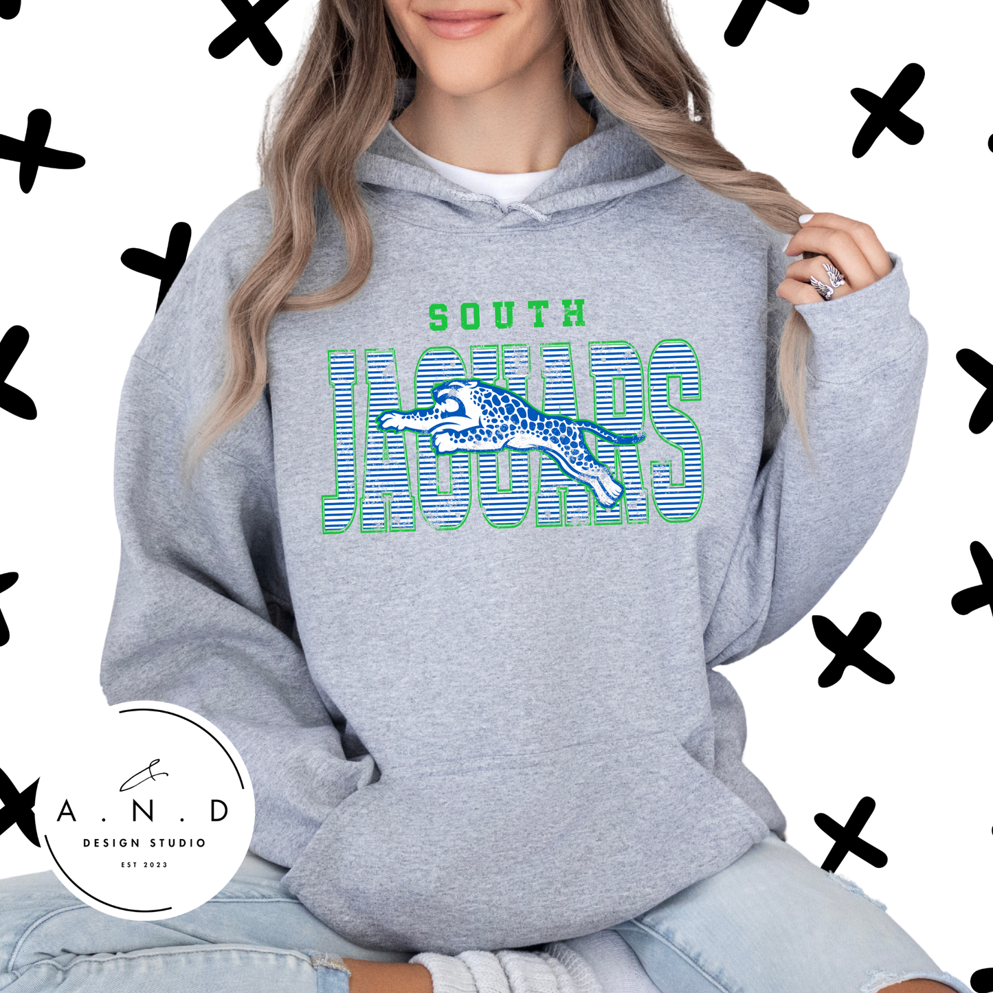 Jaguars Stripe Distressed