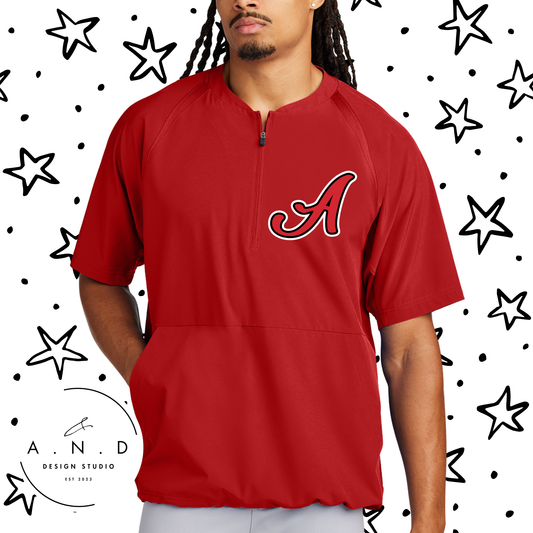 Aces- 1/2 Zip Short Sleeve Jacket