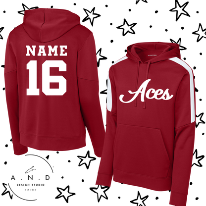 Aces Performance Hoodie (name & number)