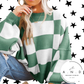 Green Checkered Sweater