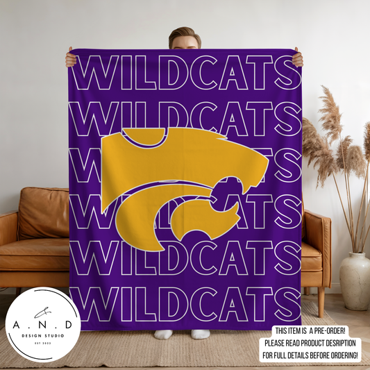 BS Wildcats Blanket