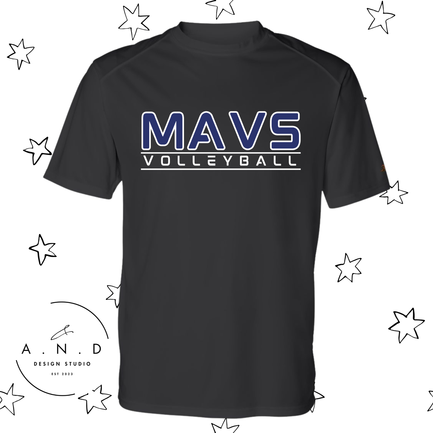MAVS Volleyball Performance T-Shirt
