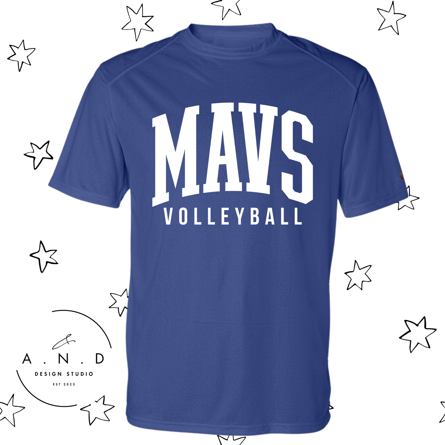 MAVS Volleyball Performance T-Shirt